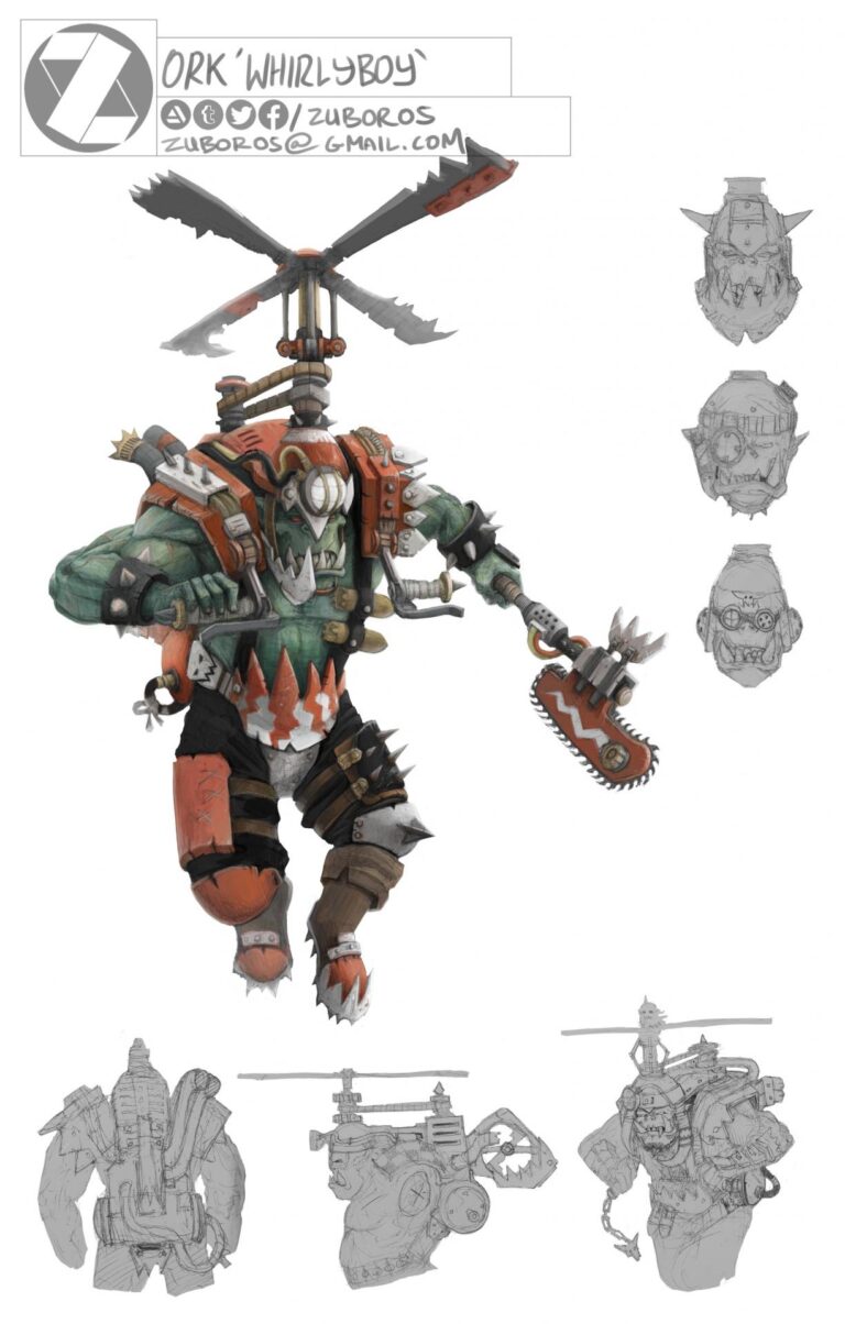 Ork Whirlyboyz by Thomas Mack 