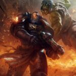 Ork vs Ultramarine by Pierre Loyvet (pierre_loyvet | pierreloyvet)
