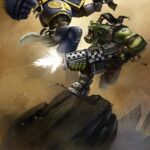 Ork vs Ultramarine by Nikita Orlov (bloodynik_art)