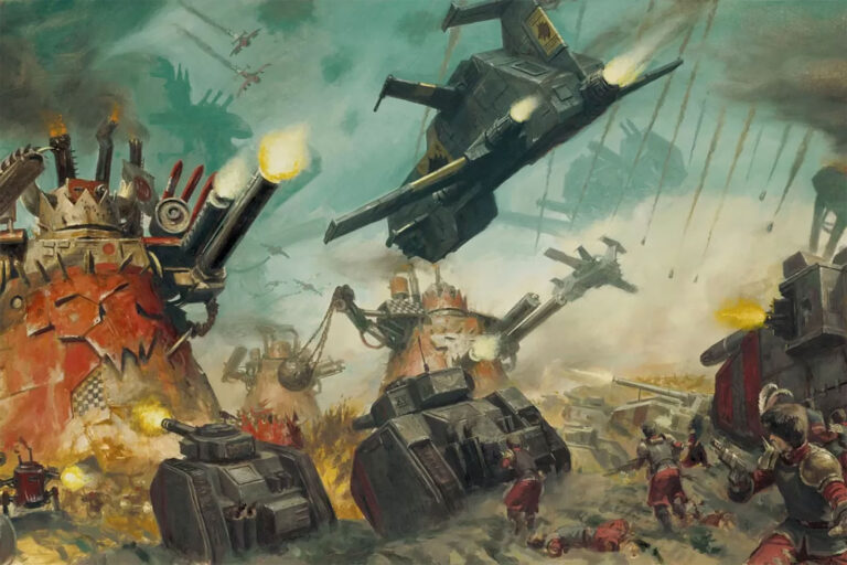 Orks versus the Vostroyan by Paul Dainton 