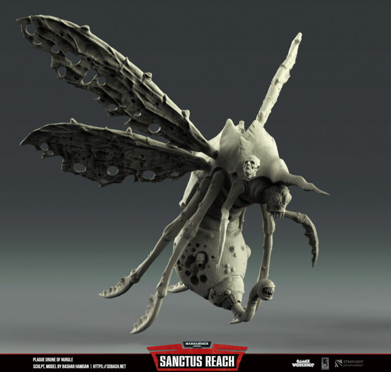 Plague Drone of Nurgle by Bashar Hamdan Plague Drone of Nurgle by Bashar Hamdan