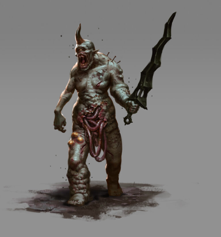 Plaguebearer of Nurgle by Jon Cave 