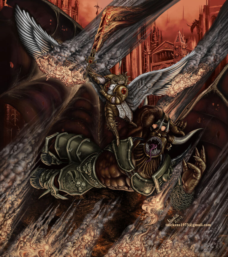Primarch Sanguinius by Tim Nickens 