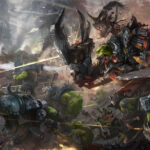 Raging Ork Horde by Henry Peters (htkpeh | henrypetersart)