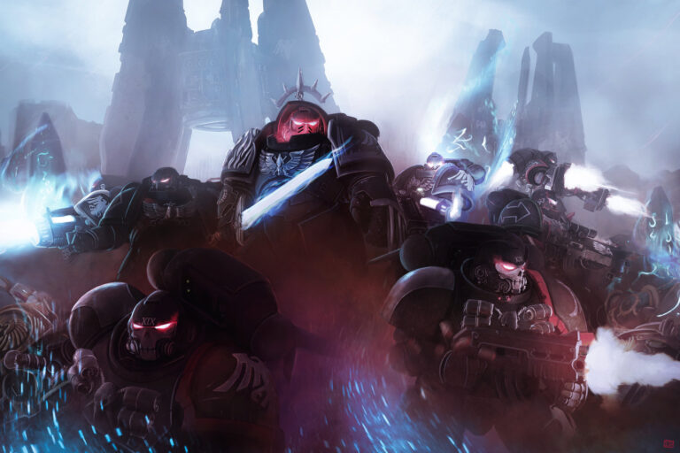 Raven Guard Assault by Charles E J Downman 