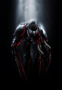 Raven Guard Space Marine by Daniele Ariuolo
