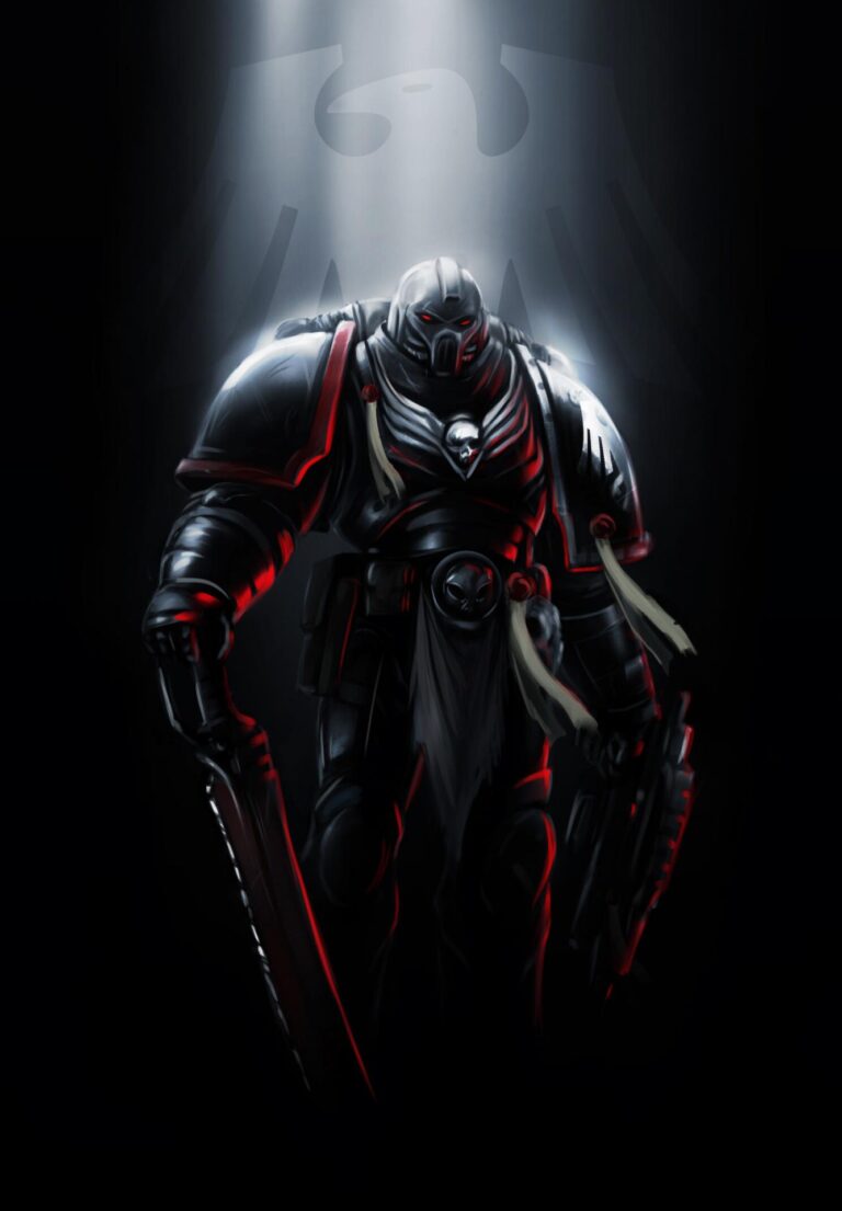 Raven Guard Space Marine by Daniele Ariuolo 