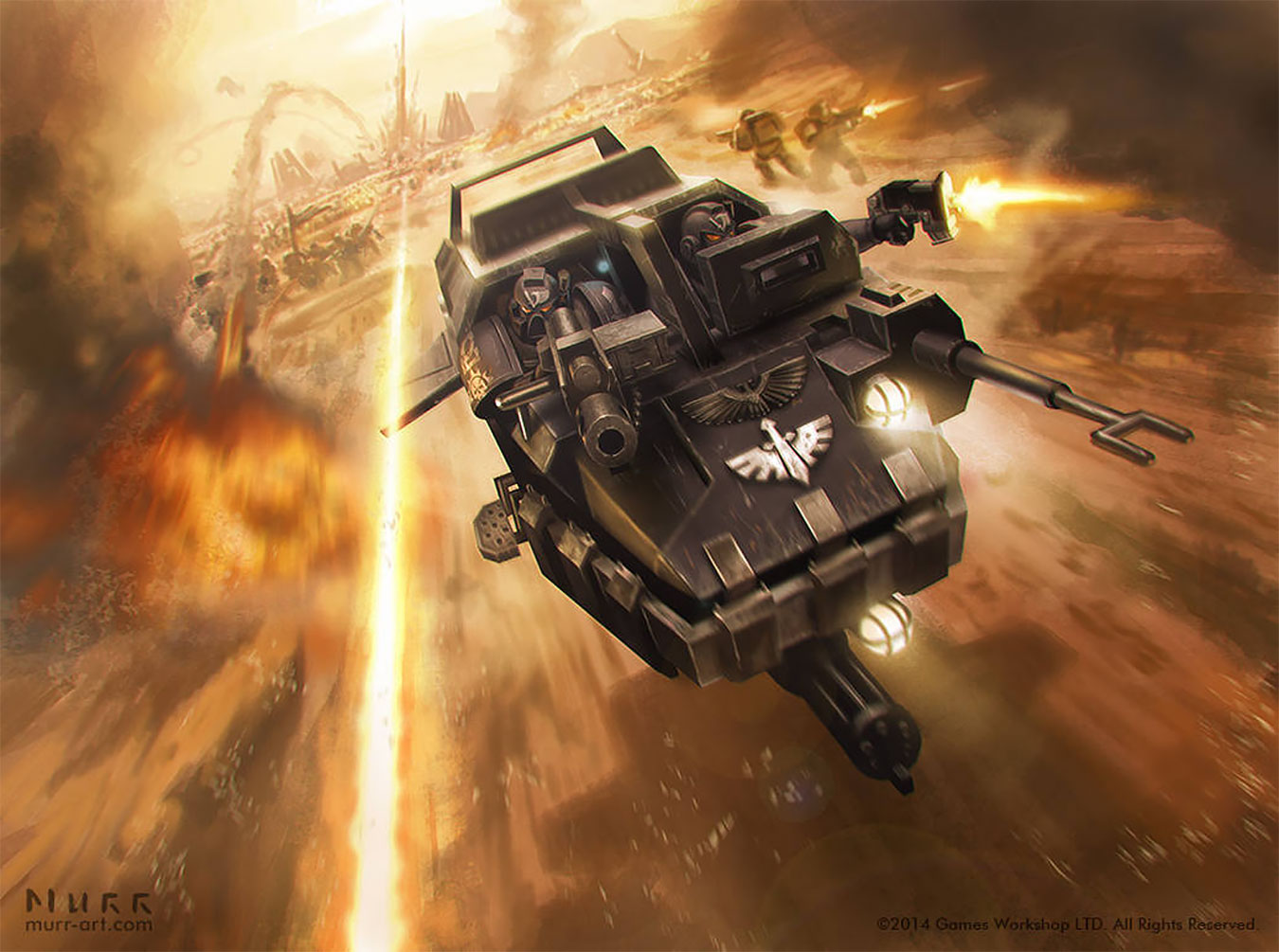 Ravenwing Landspeeder by Jake Murray Ravenwing Landspeeder by Jake Murray