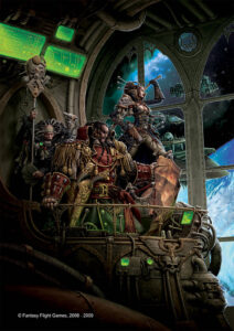 Rogue Trader RPG Cover by Andrea Uderzo