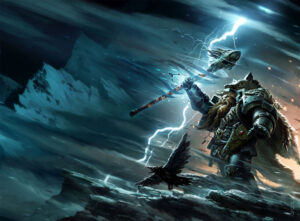 Rune Priest Stormcaller by Raymond Swanland