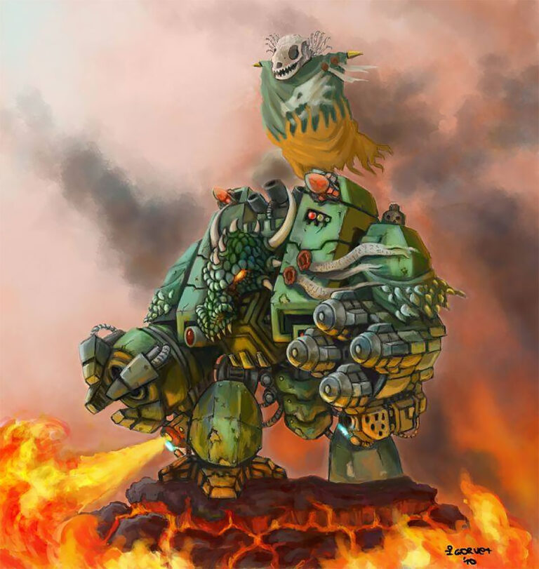 Salamanders Dreadnought by igorvet