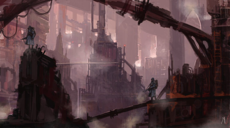 Scavenging the Hive City by Samuel Allan 