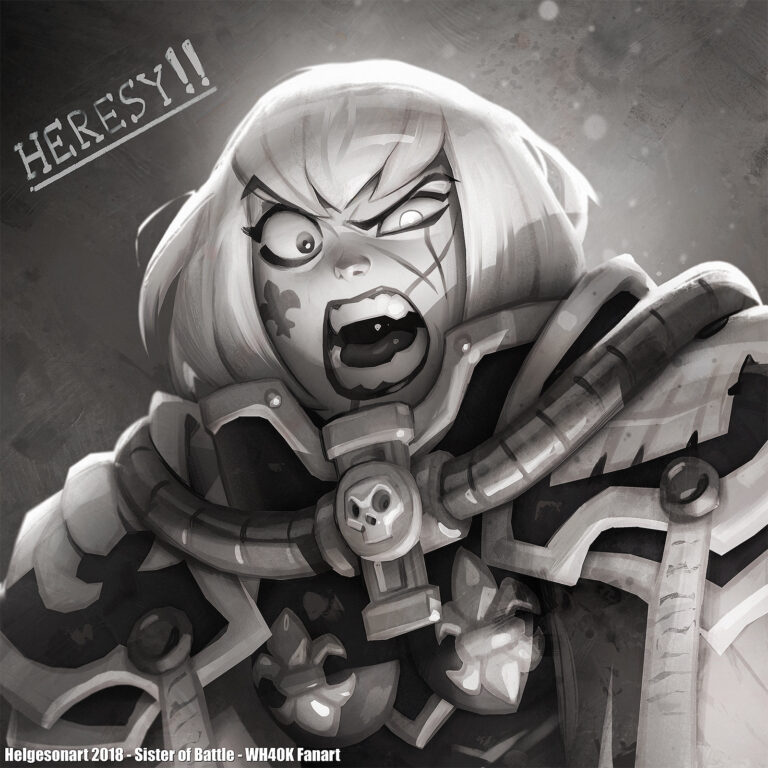 Sister of Battle by Johannes Helgeson 