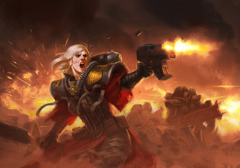 Sisters of Battle by Mark Tarrisse 