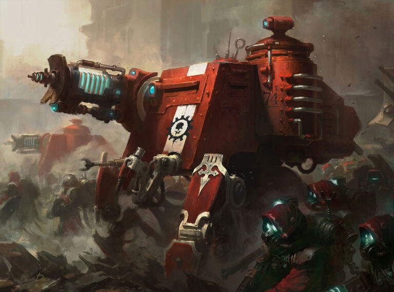 Skitarii Onager Dunecrawler by Wonchun Choi 