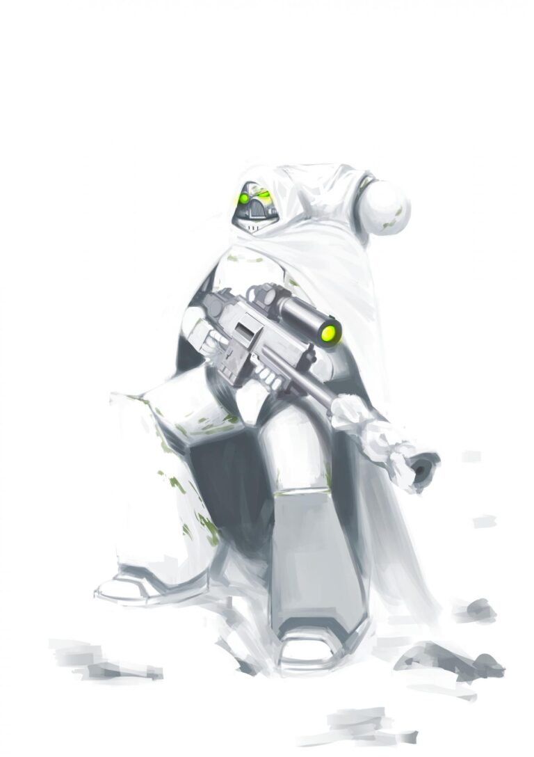 Snow Raptor by George Earl Abalayan 
