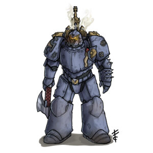 Space Marine by Fabrizio Carminati 