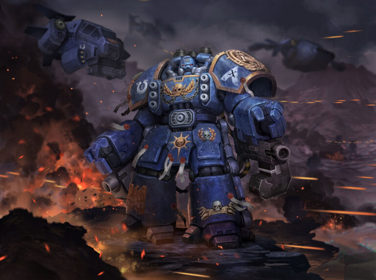Space Marine Centurion by Reza Ilyasa