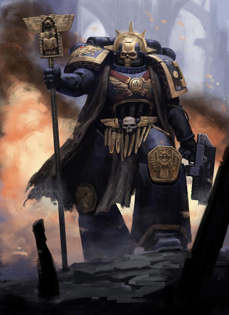 Space Marine Chaplain by Dan Farin Space Marine Chaplain by Dan Farin