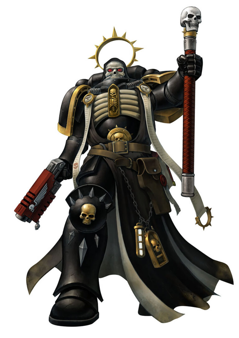 Space Marine Chaplain by Alberto Bontempi 
