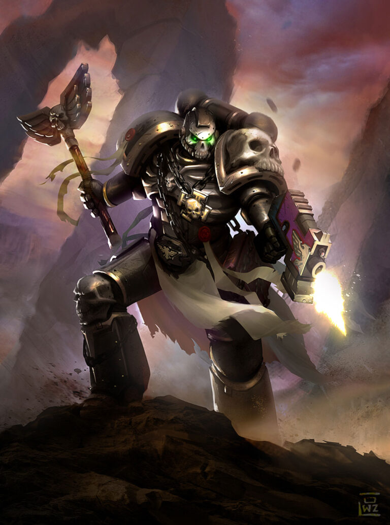 Space Marine Chaplain by Ricardo Ow Space Marine Chaplain by Ricardo Ow
