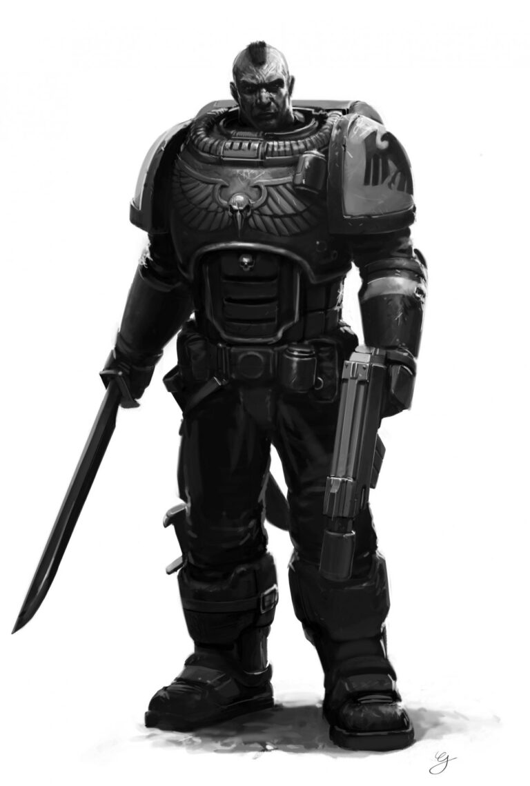 Space Marine Scout by Florian Gand Space Marine Scout by Florian Gand