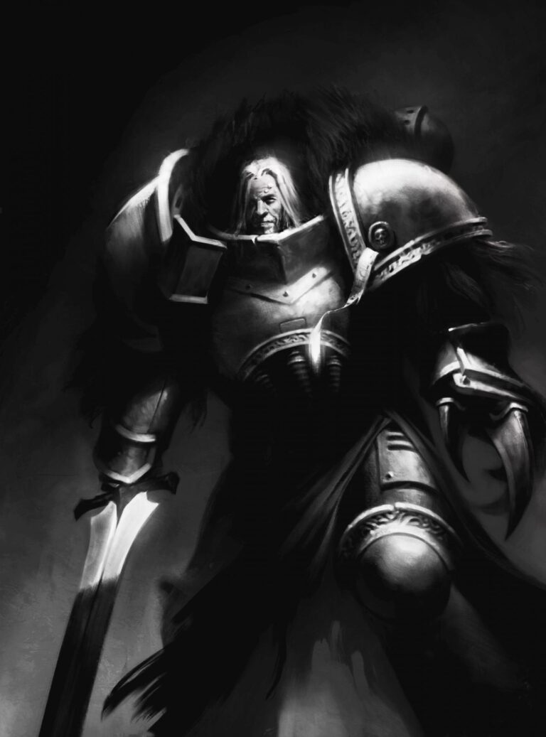 Space Marine Warlord by Alex Charleux 