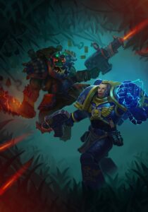 Space Marine vs Ork by Konstantin Emelyanov 