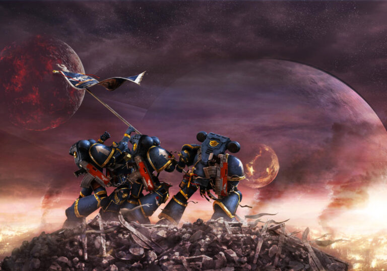Space Marines by Pete Moran 