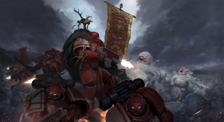 Space Marines vs Killer Snowmen by Igor Sid 