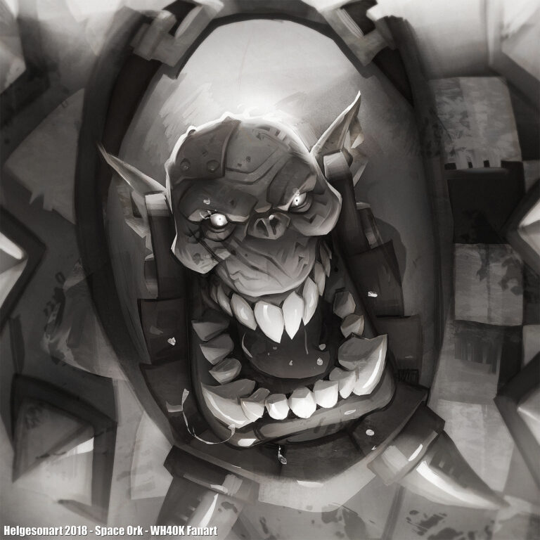 Space Ork by Johannes Helgeson 