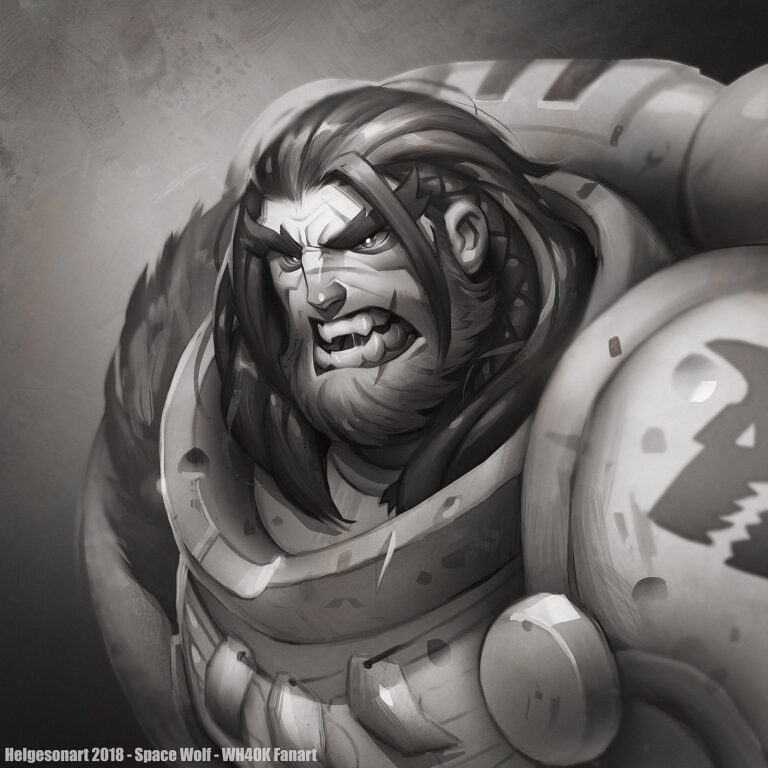Space Wolf by Johannes Helgeson 