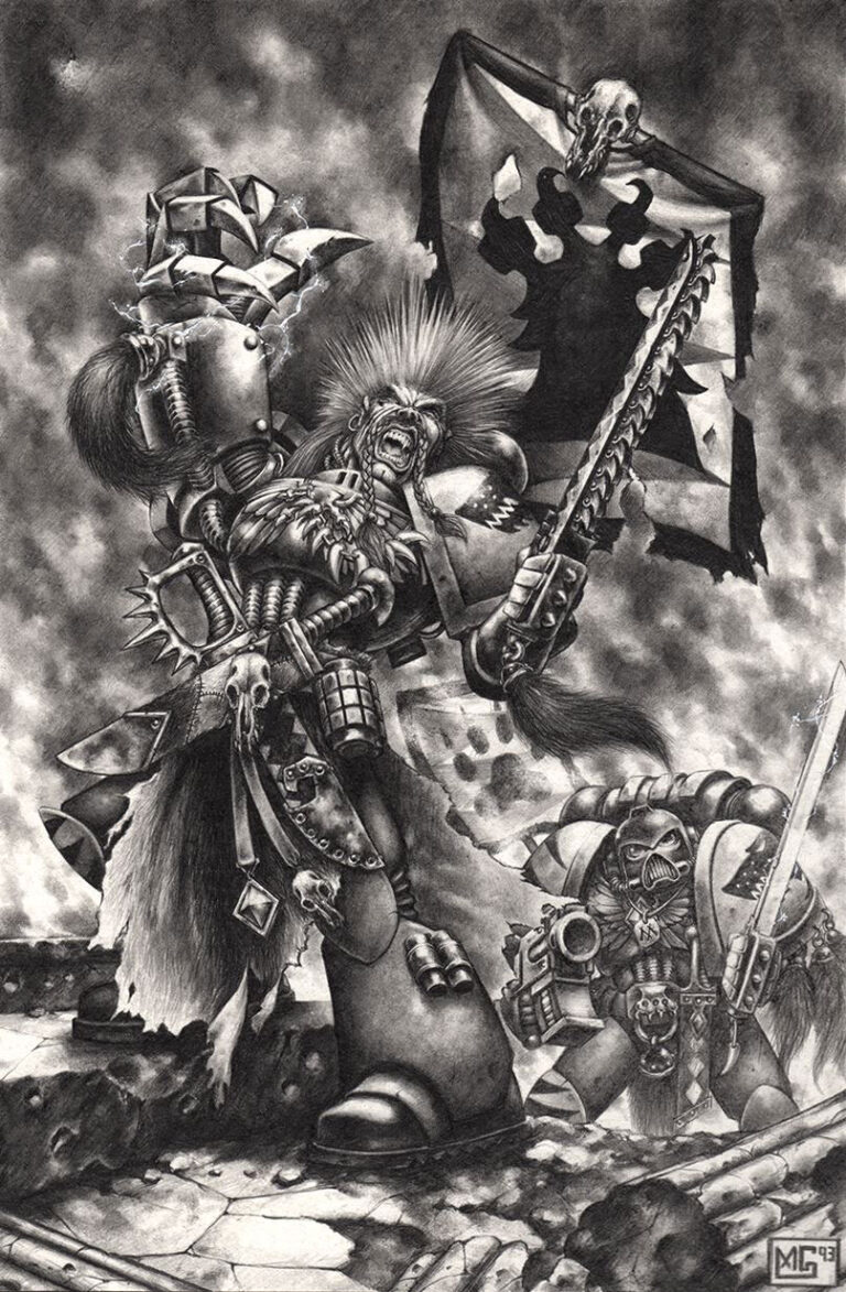 Space Wolves Blood Claws by Mark Gibbons 