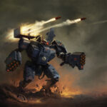 T’au Battlesuit: Broadside by Andrius Anezin