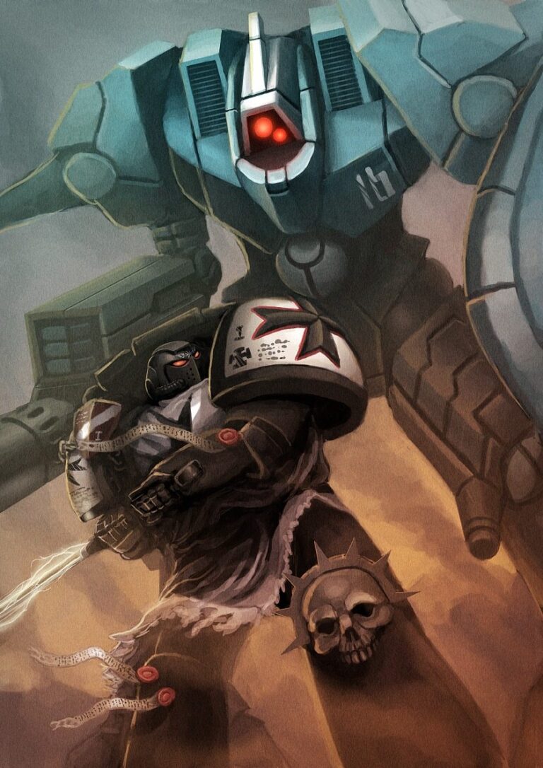 T’au Battlesuit vs Black Templar by Jonathan Gonzalez 