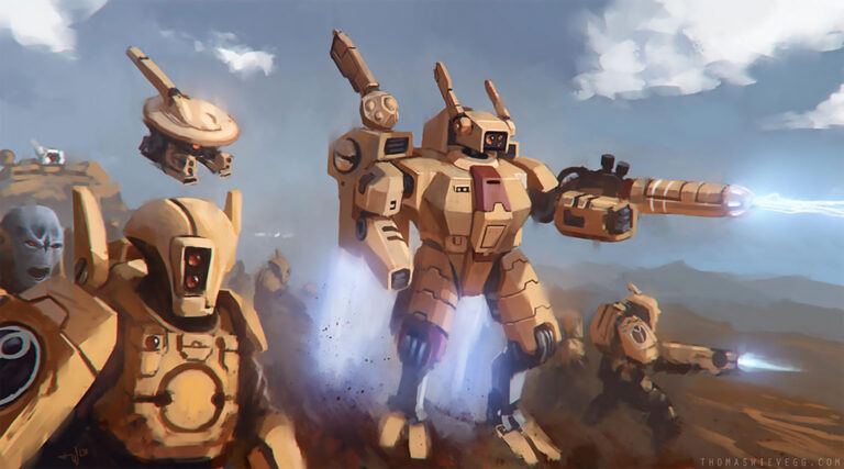 T’au Empire by Thomas Wievegg 