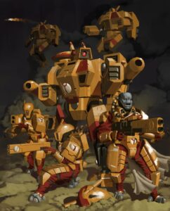T’au Firefight by Peter Tozer