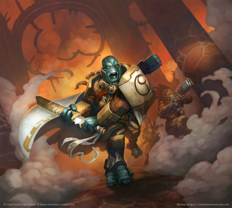 T’au & Kroot by Nicholas Gregory