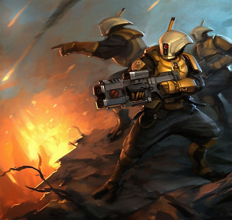 T’au Pathfinder Team by Vadim Bakhlychev 