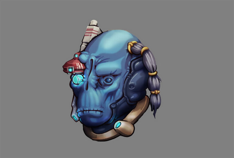 T’au Warrior Portrait by Dicey June 