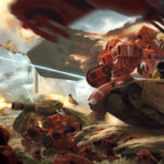 T’au vs Imperial Guard by JiHun Lee