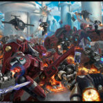 T’au vs Raven Guard by David Sondered (colrouphobia)