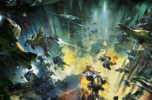 T’au vs Space Marines by Pedro Nunez