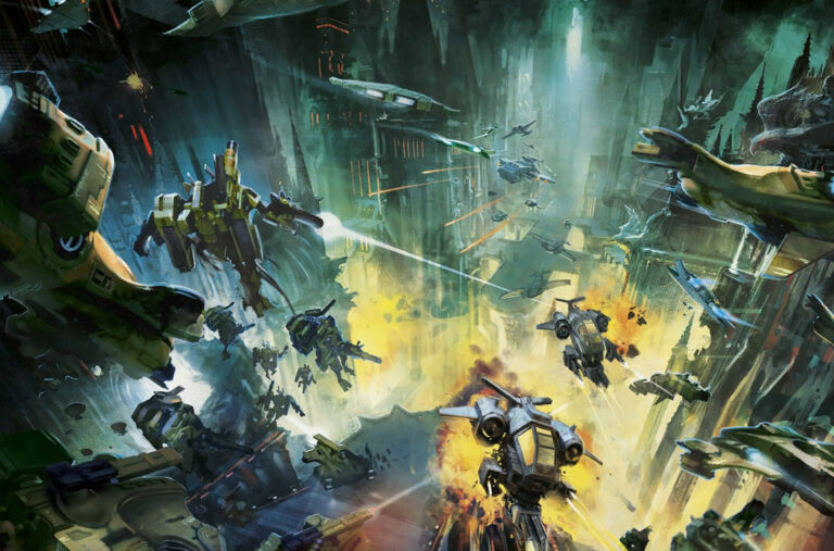T’au vs Space Marines by Pedro Nunez 