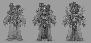 Tech-Priests of Mars by Ted Beargeon