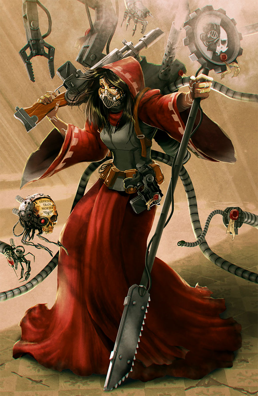 Techpriestess of the Omnissiah by Ruben de Vela Techpriestess of the Omnissiah by Ruben de Vela