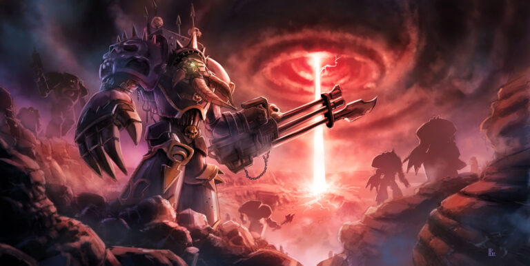 Terminator Chaos Space Marine by Pierre Loyvet 