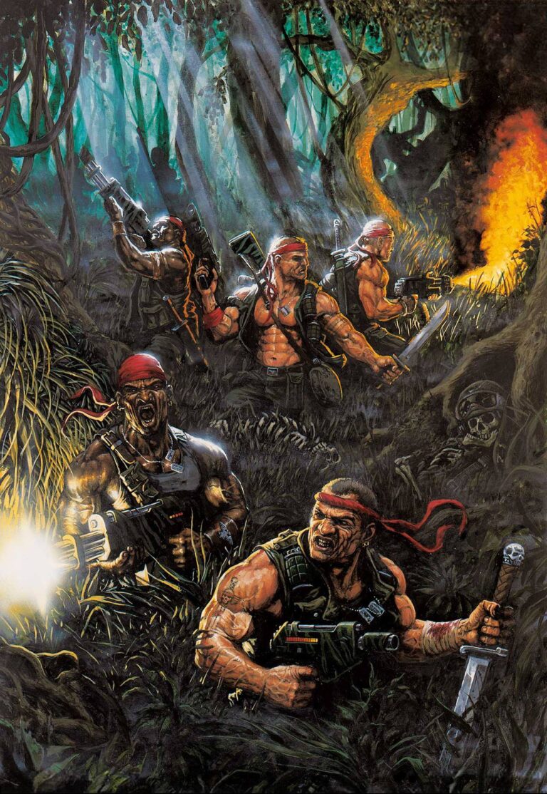 The Catachan Jungle Fighters by Karl Kopinski 