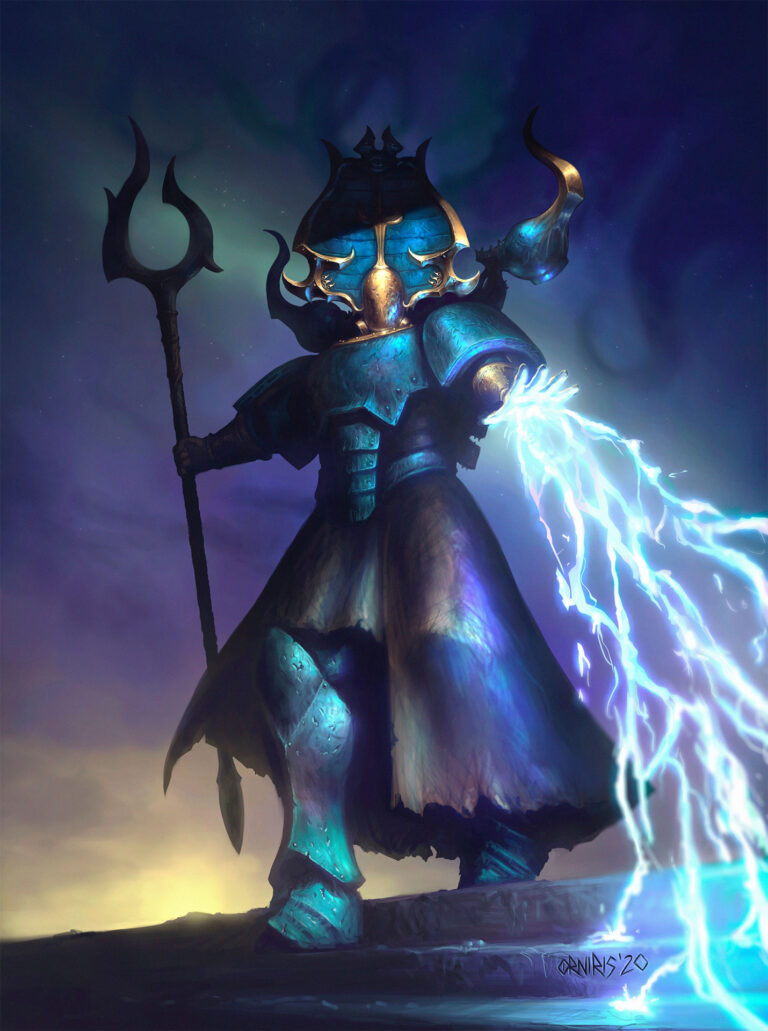 Thousand Sons Faceless Monk by Orniris Terensi 