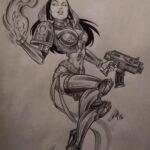 Thousand Sons Pinup by Cecilia Murillo Valdez (cecil_muri)